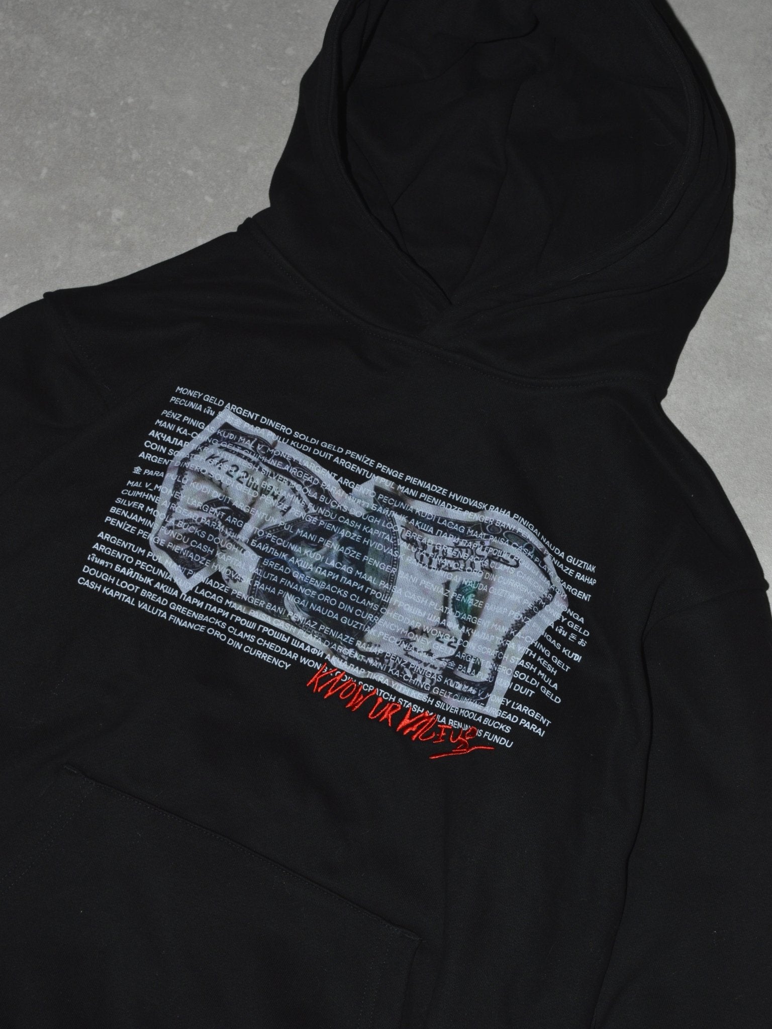 DOLLAR BILL HOODIEwindbreaker